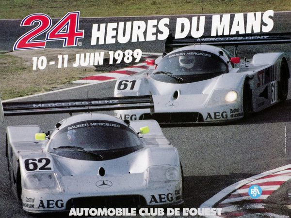 1989 Le Mans 24 hours poster