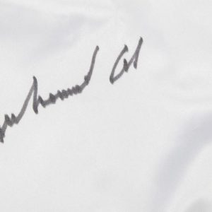 1970s style Everlast trunks signed by Muhammad Ali
