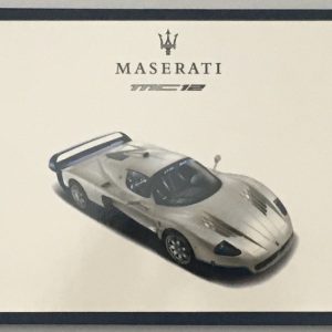 2004 Maserati MC12 owner's manual & pouch set