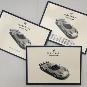 2004 Maserati MC12 owner's manual & pouch set