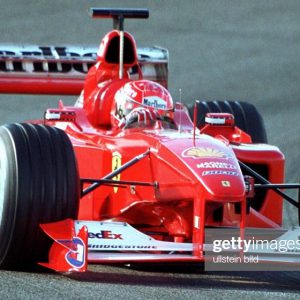 2001 Michael Schumacher Ferrari test helmet