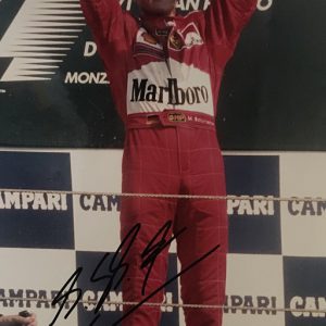 2000 Italian GP at Monza photo signed by race winner Michael Schumacher