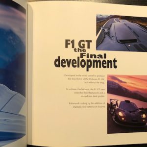 1997 McLaren F1 GT long tail brochure