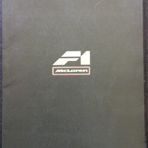1992 McLaren F1 Monaco press release
