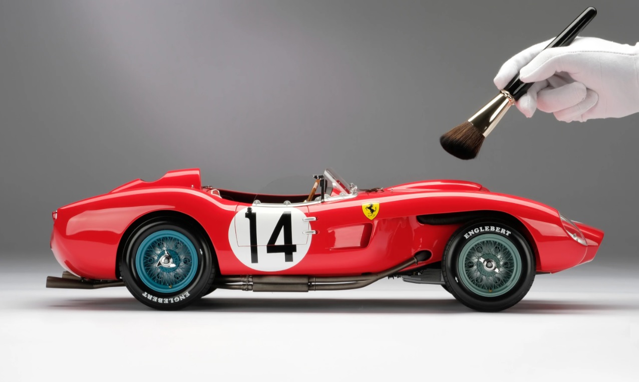 Miniature Ferrari 250 1/18 Tecnomodel TR Pontoon-Fender No.19 N.A.R.T