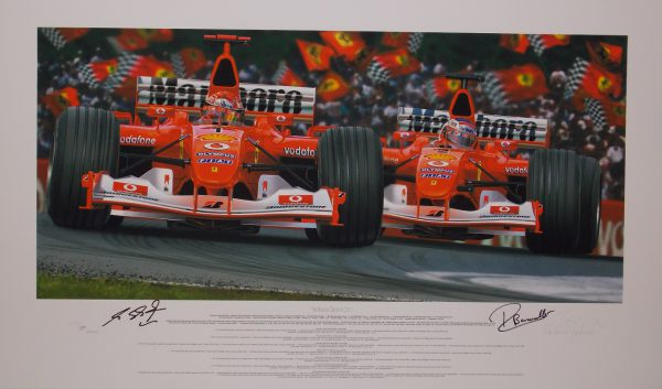 2003 - Usual Suspects - Signed by Schumacher & Barrichello