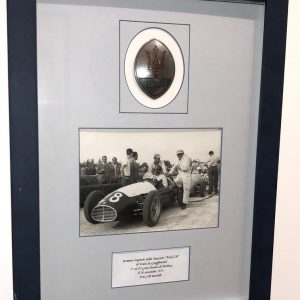 1953 Maserati A6GCM nose badge display