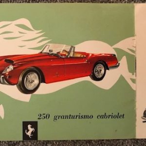 1958 Ferrari 250 GT full range brochure