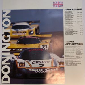 1989 Wheatcroft Gold Cup event poster
