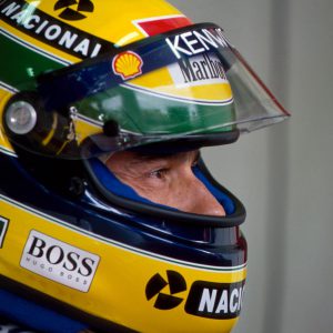 1993 Ayrton Senna original race helmet