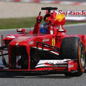 2013 Fernando Alonso Ferrari race suit
