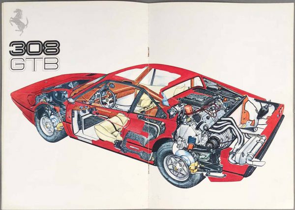 Collector Studio - Fine Automotive Memorabilia - 1976 Ferrari 308 GTB  brochure