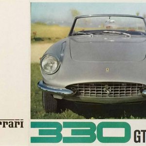 1966 Ferrari 330 GTS sales brochure