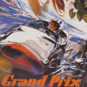 1966 'Grand Prix' movie poster - large format French