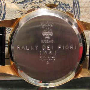 1961 Maserati Lanco 'Rally Dei Fiori' watch ex- Sergio Scaglietti