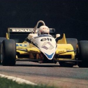 1982 Italian GP at Monza podium champagne bottle - Arnoux & Tambay