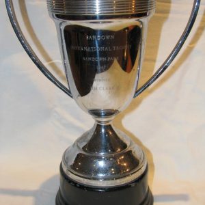 1967 Sandown Park winner's trophy - Jim Clark