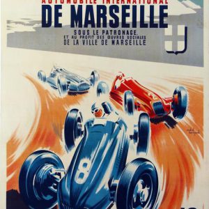 1947 Grand Prix de Marseille poster