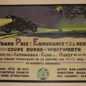 1923-1924-1925 Le Mans original poster set