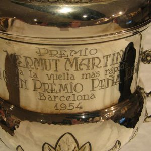 1954 Spanish GP trophy awarded to Alberto Ascari