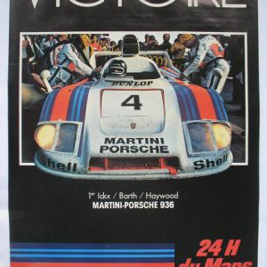 1977 Le Mans 24 hours victory Porsche poster