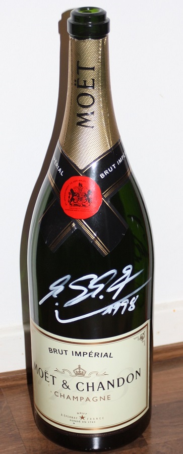 1998 Canadian GP at Montreal signed podium bottle
