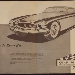 1951-53 Cunningham C-3 Continental Coupe sales brochure