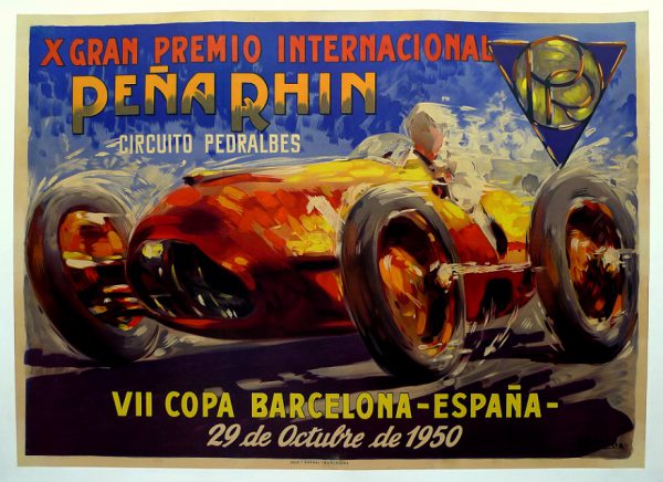 1950 Pena Rhin GP poster