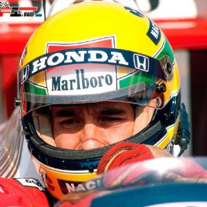 1988 Ayrton Senna original signed helmet