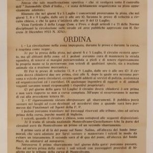 1924 Coppa Acerbo poster