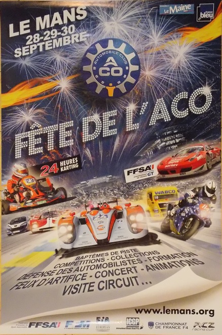 2012 Le Mans ACO event poster