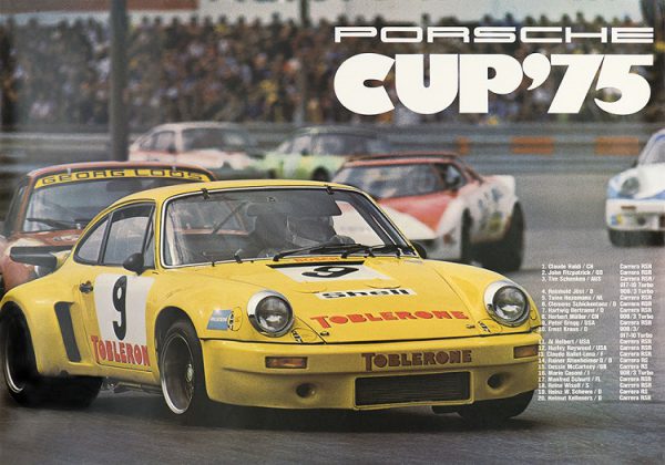 1975 Porsche Cup factory poster