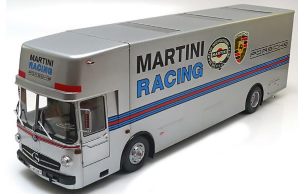 1/18 1965 Mercedes Benz Porsche 'Martini' race transporter