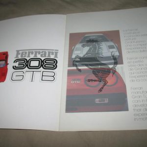 1976 Ferrari 308 GTB brochure