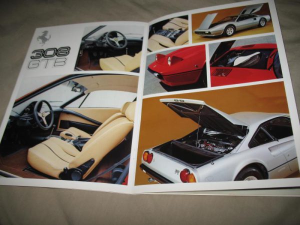 1976 Ferrari 308 GTB brochure