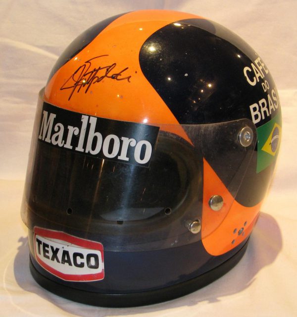 1974-5 Emerson Fittipaldi helmet
