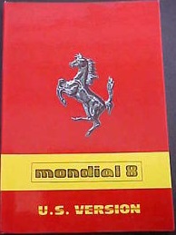 1981 Ferrari Mondial 8 owner's manual