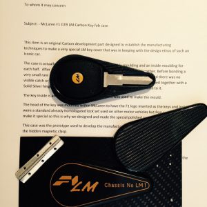 1996 McLaren F1 LM key fob cover with key