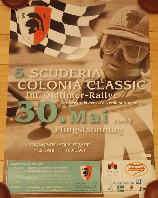 2004 "Scuderia Colonia Classic" Oldtimer rally poster