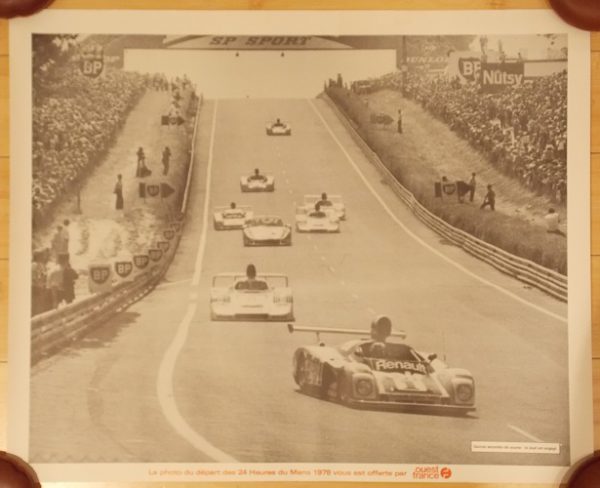 1978 Le Mans Ouest France promotional poster