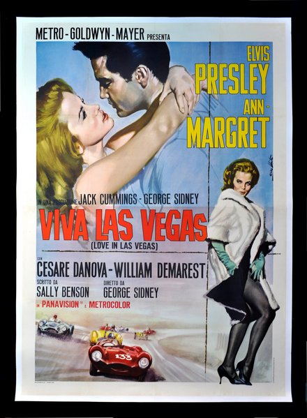 1964 Viva Las Vegas movie poster