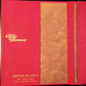 1951 Alfa Romeo factory team folio