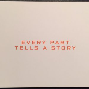 2012 McLaren MP4-12C brochure 'Every Part Tells a Story'