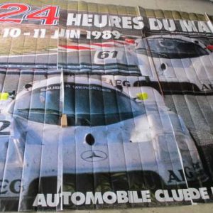1989 Le Mans 24 hours billboard poster