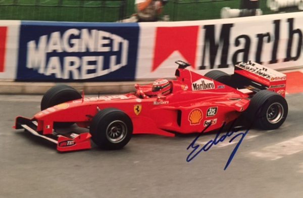 1998 Eddie Irvine signed photo
