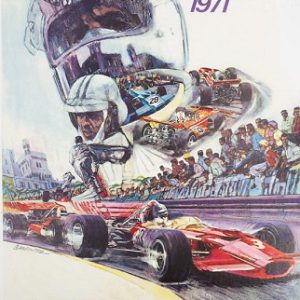 1971 Monaco GP original poster