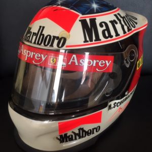1997 Michael Schumacher Ferrari race helmet