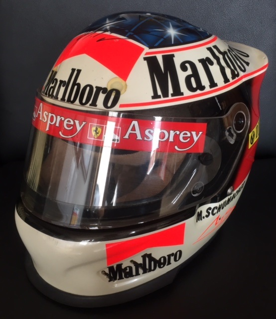 1997 Michael Schumacher Ferrari race helmet