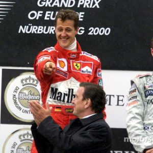 2000 Michael Schumacher Ferrari suit - Nurburgring