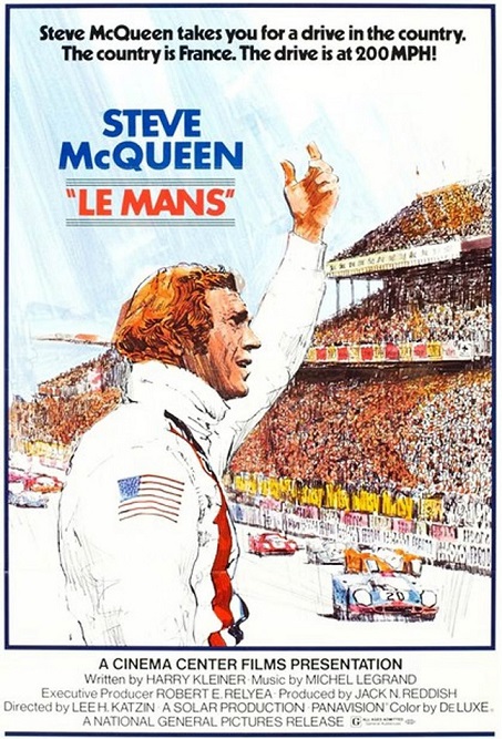 1971 Steve McQueen 'Le Mans' movie poster - large format U.S. release